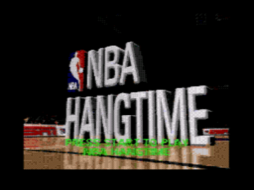ESPN NBA Hang Time 95 title screen for Sega CD